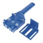 Dispozitiv ghidare/gaurire dibluri E/L/T, 20 x 7,5 x 4cm, albastru