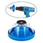 Colector praf burghiu, burete antiderapant, plastic, 8,8 x 5 x 4,4cm, albastru Colector praf burghiu, burete antiderapant, plastic, 8,8 x 5 x 4,4cm, albastru
