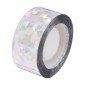 Banda reflectorizanta anti pasari, protectie culturi, 4.5 cm x 80 m, argintiu