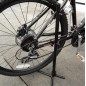 Suport biciclete, prindere 2 carlige , otel/cauciuc, inaltime 62cm, negru