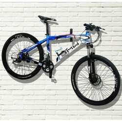 Suport biciclete, 2 carlige prindere, otel/cauciuc, 830g, 40cm, negru