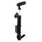 Pompa bicicleta pliabila, clema fixare, 240g, 51 cm, negru Pompa bicicleta pliabila, clema fixare, 240g, 51 cm, negru