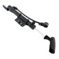 Pompa bicicleta pliabila, clema fixare, 240g, 51 cm, negru Pompa bicicleta pliabila, clema fixare, 240g, 51 cm, negru