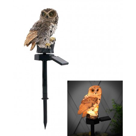 Lampa solara LED bufnita exterior