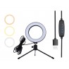 Lampa circulara cu telecomanda
