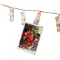 Ghirlanda decorativa interior, 10 LED-uri, 1,5V, 5,5 cm, gri