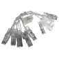 Ghirlanda decorativa interior, 10 LED-uri, 1,5V, 5,5 cm, gri