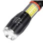 Lanterna tactica LED, 6 moduri lumina, 220lm, IPX4, aluminiu, 9W, 15 x 3cm, negru