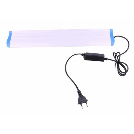 Lampa LED acvariu, 36 LED-uri, 10000K, 50Hz, 12W, 230V, 42 x ,7,5 x 6, alb/albastru