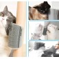 Scratcher pisici, montare perete/mobilier, gauri umplere, plastic, 15,4 x 8,5 x 4,7 cm, gri