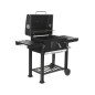 Gratar de gradina mobil, termometru si recipient cenusa, grill XXL cu 2 rafturi pliabile, 115x46x106 cm Gratar de gradina mobil, termometru si recipient cenusa, grill XXL cu 2 rafturi pliabile, 115x46x106 cm