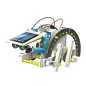Set solar educational, kit constructie roboti 14 in 1, multicolor