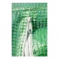 Sera solar tip tunel, 10x3x2 m, ferestre cu plasa anti-insecte, 1 usa rulanta, folie PE cu filtru UV4, verde Sera solar tip tunel, 10x3x2 m, ferestre cu plasa anti-insecte, 1 usa rulanta, folie PE cu filtru UV4, verde