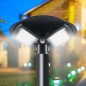 Lampa solara LED 200W, luminozitate 10.000 lm, senzor crepuscular si de miscare, control telecomanda