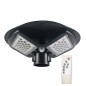 Lampa solara LED 200W, luminozitate 10.000 lm, senzor crepuscular si de miscare, control telecomanda