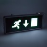 Semn de siguranta LED cu acumulator, EXIT jos