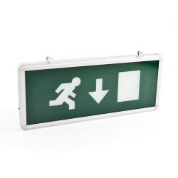 Semn de siguranta LED cu acumulator, EXIT jos