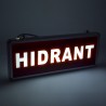 Panou de informare LED cu acumulator, semn HIDRANT