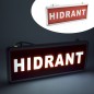 Panou de informare LED cu acumulator, semn HIDRANT Panou de informare LED cu acumulator, semn HIDRANT