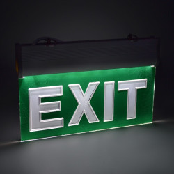 Panou de siguranta electric - cu led EXIT-10L