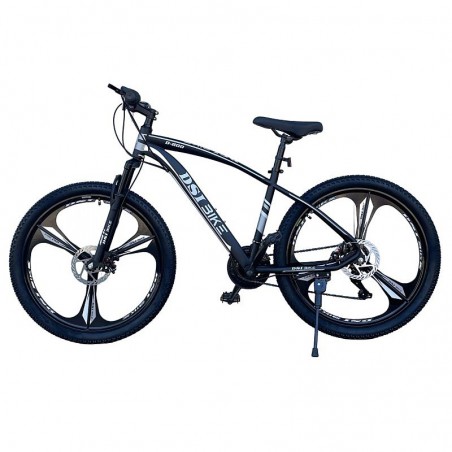 Bicicleta Mountain Bike 26 inch, 21 viteze Shimano, cadru 17 inch, otel, negru