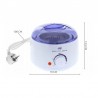 Aparat pentru incalzit ceara 100W, temperatura reglabila, 400ml, indicator LED, BeautyLushh