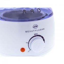 Aparat pentru incalzit ceara 100W, temperatura reglabila, 400ml, indicator LED, BeautyLushh