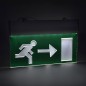 Panou LED cu acumulator, semn EXIT dreapta