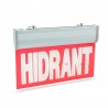 Panou de informare LED, afisaj HIDRANT, cu acumulator