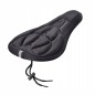 Husa ergonomica pentru scaun bicicleta, antiderapanta, spuma, 28 x 17.5 cm, negru