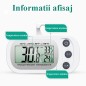 Termometru digital pentru frigider, ecran LCD 1.96 inch, carlig agatare Termometru digital pentru frigider, ecran LCD 1.96 inch, carlig agatare