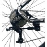 Bicicleta Mountain Bike 27.5 inch, schimbator 27 viteze, cadru aluminiu, frane hidraulice, rosu, Genio