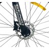Bicicleta Mountain Bike 27.5 inch, schimbator 27 viteze, cadru aluminiu, frane hidraulice, rosu, Genio