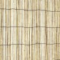 Gard din bambus pentru delimitare spatiu, aspect natural, 150x150 cm