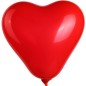 Set 100 baloane inimioara rosie, latex, 30 cm