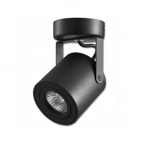 Spot LED de tavan, rotatie 350 grade, putere 35W, soclu GU10, cadru aluminiu, negru mat
