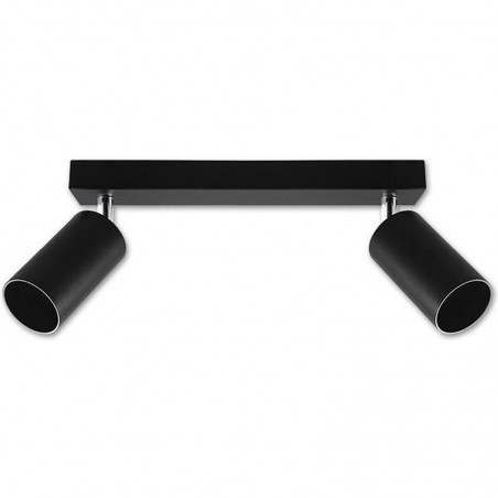 Plafoniera dubla pentru interior, LED GU10, putere 35W, unghi inclinare reglabil