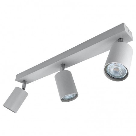 Plafoniera de tavan, 3 LED-uri, unghi reglabil, IP20, soclu GU10, alb