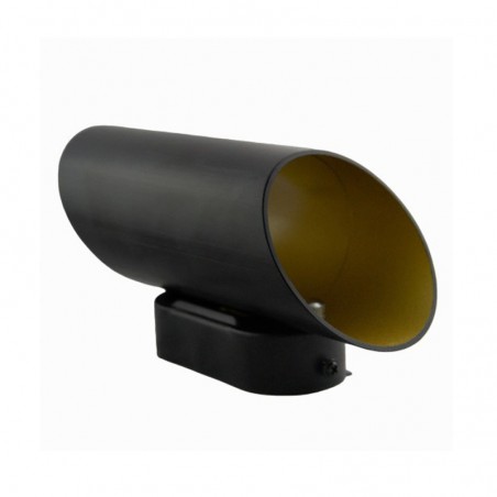 Aplica LED Larona, montare perete, IP20, cadru aluminiu, 70x200x95 mm, negru auriu