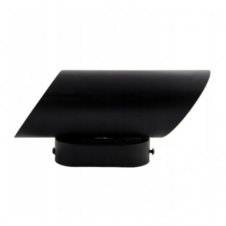 Aplica LED Larona, montare perete, IP20, cadru aluminiu, 70x200x95 mm, negru auriu