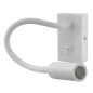 Aplica flexibila de interior, LED COB, 3W, lumina alb neutra, 150lm, IP20, alb