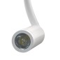 Aplica flexibila de interior, LED COB, 3W, lumina alb neutra, 150lm, IP20, alb