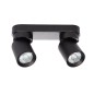 Aplica LED cu 2 spoturi reglabile, 2x35W, IP20, negru mat, 220 x 65 x 120 mm Aplica LED cu 2 spoturi reglabile, 2x35W, IP20, negru mat, 220 x 65 x 120 mm