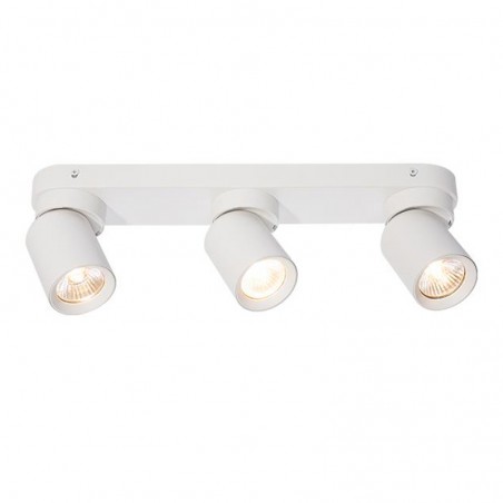 Aplica LED de tavan, 3 spoturi reglabile, putere 35W, alb mat