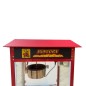 Masina pentru popcorn, 1600W, vas teflon 100 g, 200-230 grade Celsius, roti deplasare