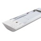 Lampa LED, montare perete, 36W, 4000K, lungime 120 cm, otel si PC
