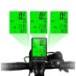 Kilometraj wireless pentru bicicleta, 15 functii, display LED, ora, monitorizare consum calorii, RESIGILAT