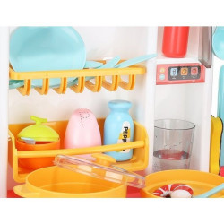 Bucatarie multifunctionala pentru copii, efecte sonore gatit, lumini, apa chiuveta, 72x51.5x23.5 cm