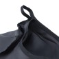 Pelerina pentru frizerie, 140x100 cm, prindere snur, impermeabila, negru