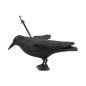 Sperietoare pasari, suport si carlig suspendare, figurina Corb, 34x43x24 cm Sperietoare pasari, suport si carlig suspendare, figurina Corb, 34x43x24 cm